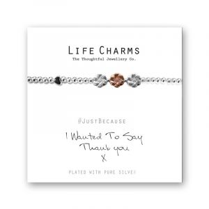 480204 - Life Charms - LC004BW - Just because - Thank You