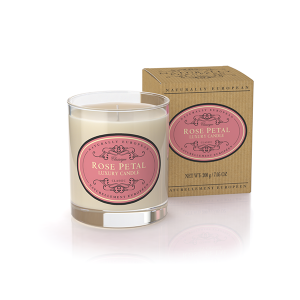Candle in pot Rose Petal, Roos