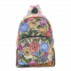 Eco Chic - Backpack - B11GN - Green - Peonies* 