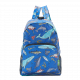 Eco Chic - Backpack - B12BU - Blue - Sea Creatures* 