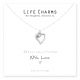 Life Charms - EFY009N - Verzilverd collier - Heart Crystal