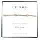 Life Charms - EFYENCOO4SIL - Bracelet Silver with Rose Gold hearts