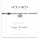 480208-1 - Life Charms - LC008BBW - Just because - Happy Birthday