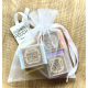 Organza-zakje - Wit - voor Amber Stone amberblokjes