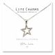 480516 - Life Charms - YY16 - Necklace Silver Starburst