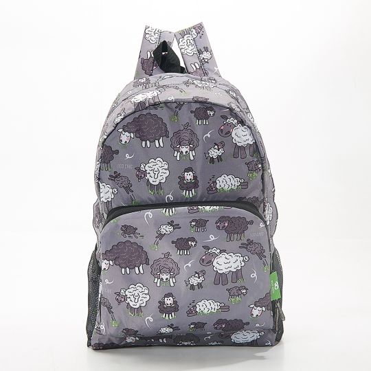 Eco Chic - Backpack - B26GY - Grey - Sheep