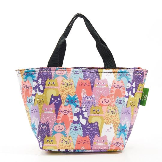 Eco Chic - Cool Lunch Bag - C19ME - Multiple - Cats