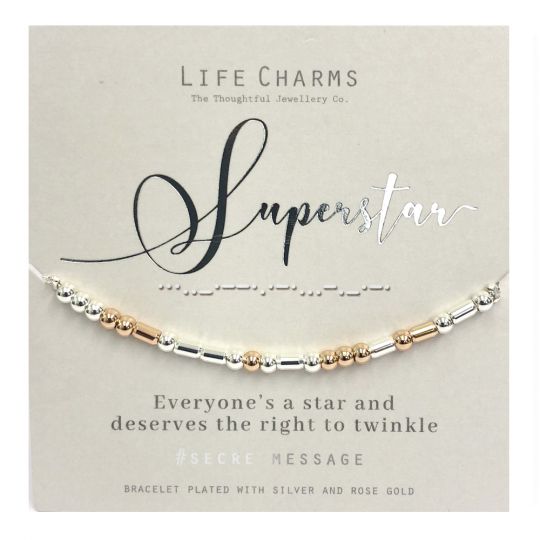 Life Charms - SM15- armband Secret Message - Superstar