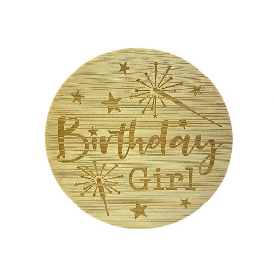 Bamboe deksel - Birthday Girl