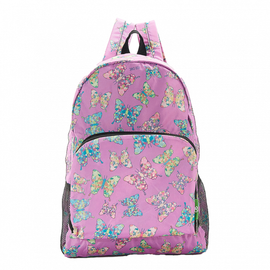Eco Chic - Backpack - B14LC - Lilac - Butterfly 