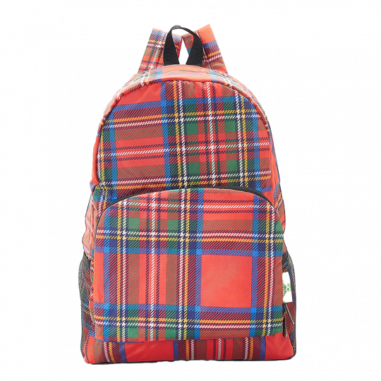 Eco Chic - Backpack - B31RD - Red - Tartan 