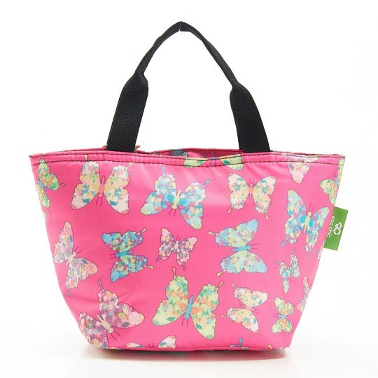 Eco Chic - Cool Lunch Bag - C15FA - Fuchsia - Butterfly **