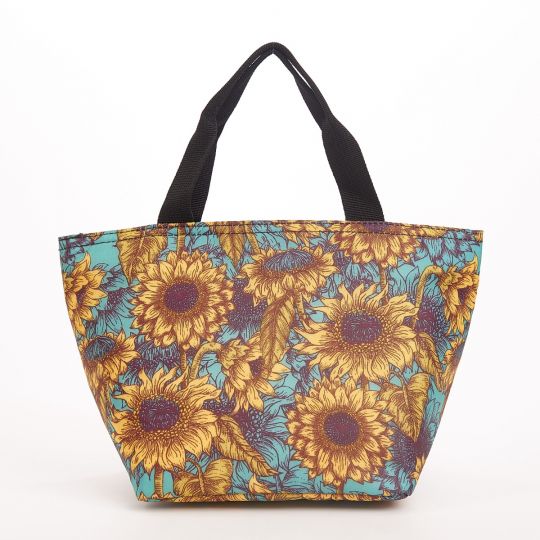 Eco Chic - Cool Lunch Bag - C33TL - Teal - Sunflower    