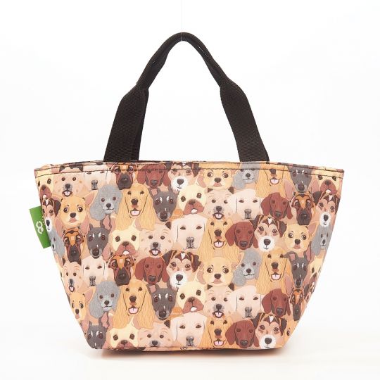 Eco Chic - Cool Lunch Bag - C36BG - Beige - Dogs*