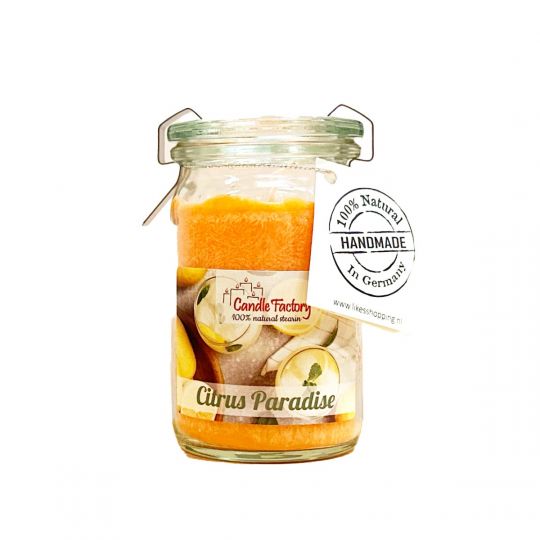 Candle Factory - Baby Jumbo - Kaars - Citrus Paradise 