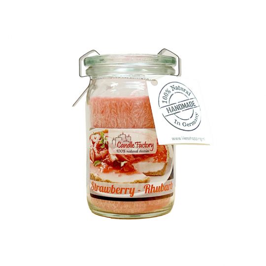 Candle Factory - Baby Jumbo - Kaars - Strawberry-Rhubarb 