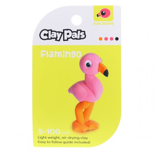 Clay Pals kleisetje - Flamingo