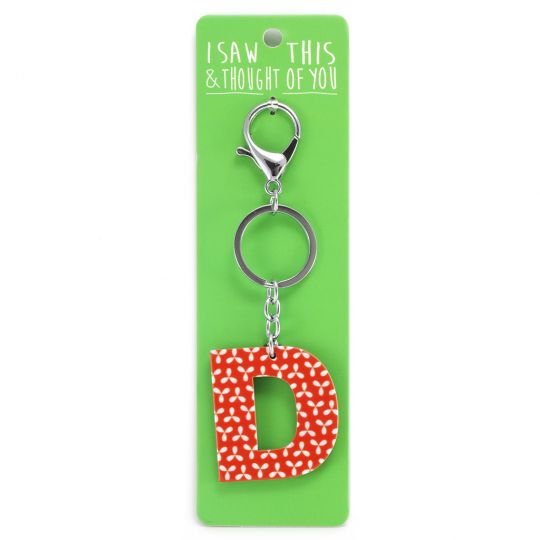 Keyring - I saw this & thought of You - D