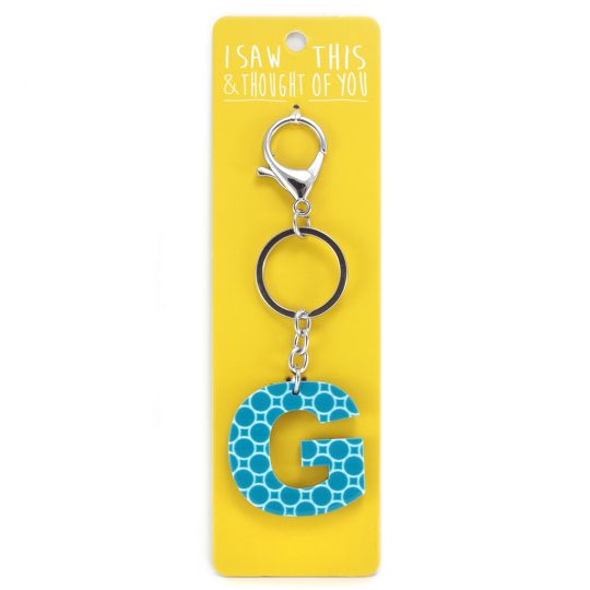 Keyring - I saw this & thought of You - G