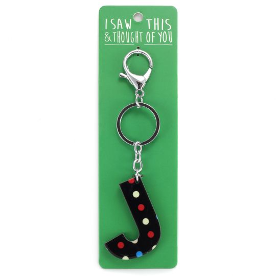 Keyring - I saw this & thought of You - J