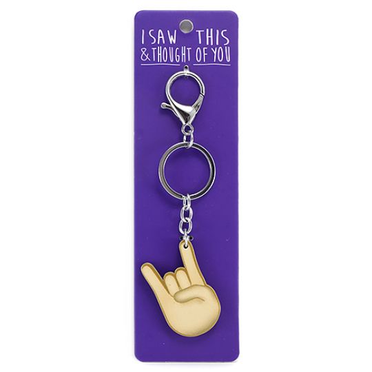 Keyring - I saw this & I thougth of You - Rock Hand 