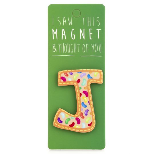 I saw this Magnet and .... - MA030 - Letter J
