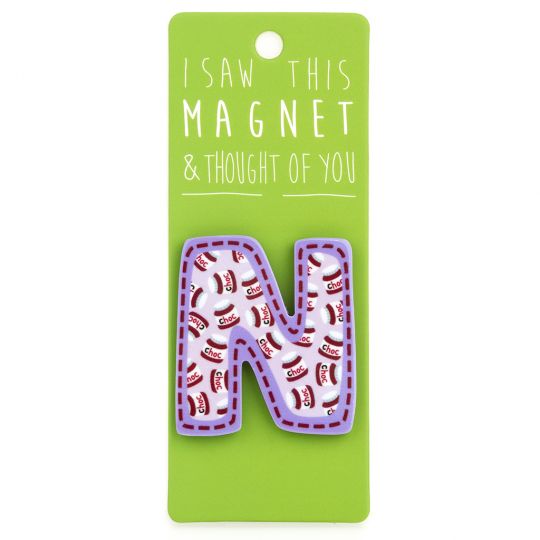 I saw this Magnet and .... - MA034 - Letter N