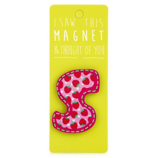 I saw this Magnet and .... - MA038 - Letter S