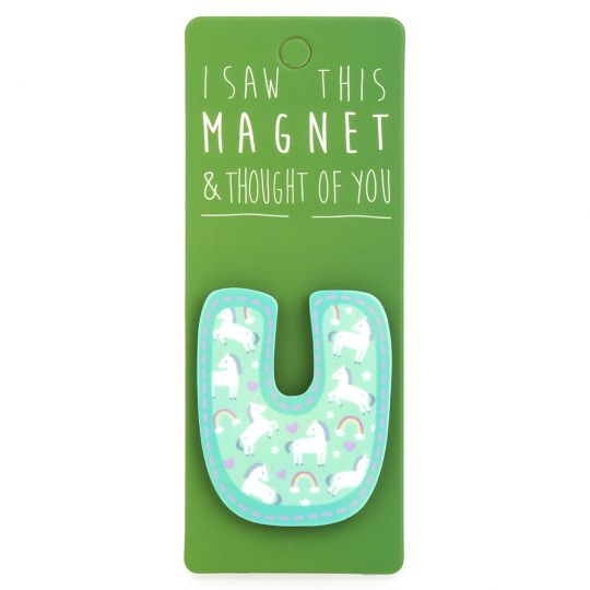I saw this Magnet and .... - MA040 - Letter U