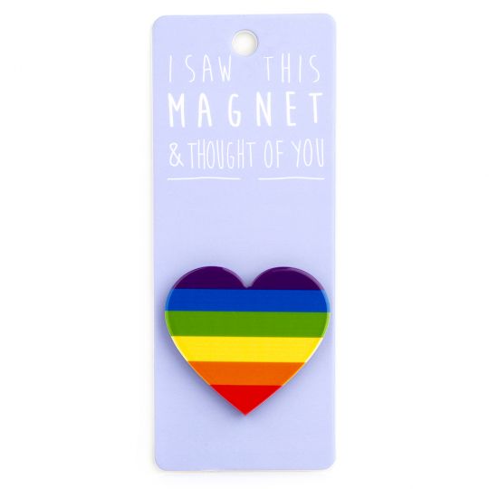 I saw this Magnet and .... - MA116 - Rainbow Heart